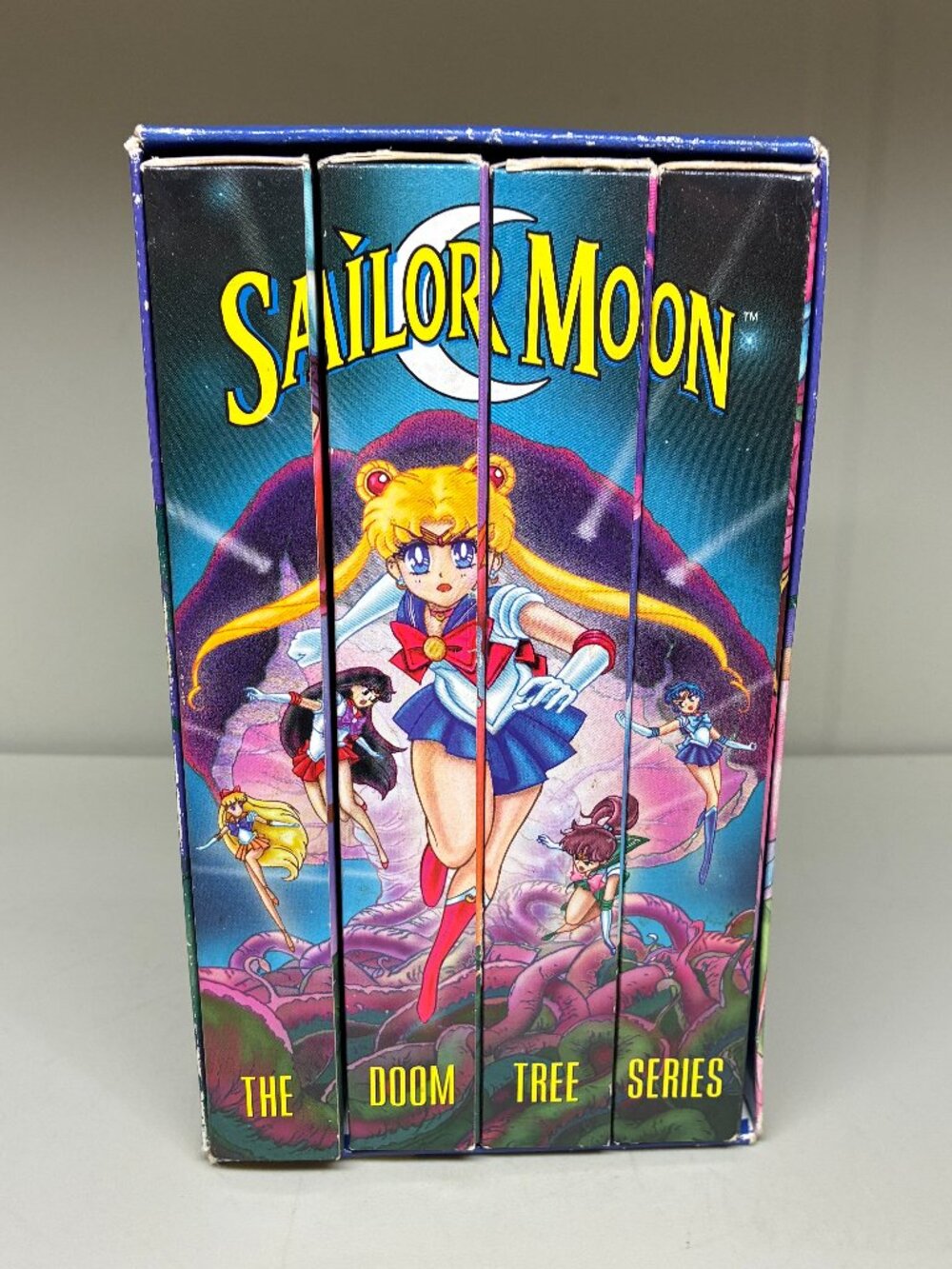 Sailor Moon The Doom Tree Series VHS Box Set 4-Tape Vintage 1997 Dubbed Anime